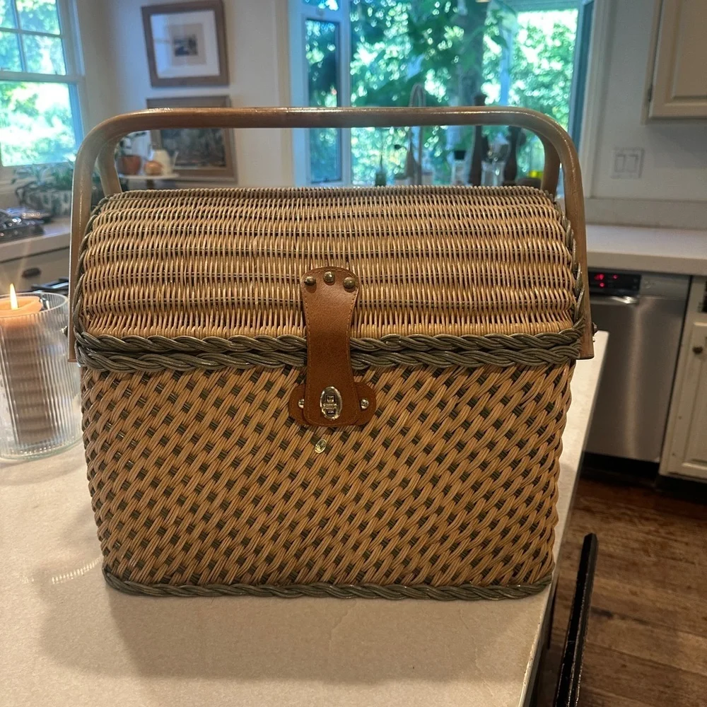 Vintage stylish wicker